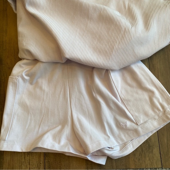 VS PINK • Ribbed Square Neck Active Dress/Romper • Size XL - Picture 4 of 6